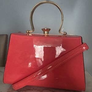 Vibrant  Patent Leather Satchel